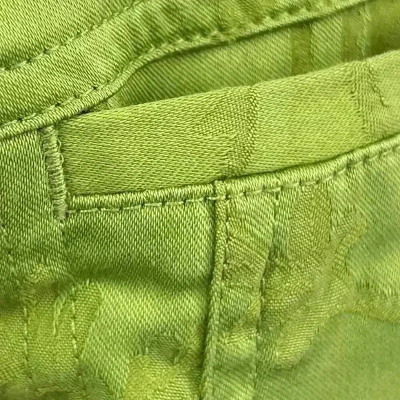 JONES NEW YORK Signature ladies medium lime zippered jacket textured print - Picture 10 of 12